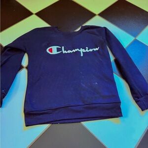 Champion Dark Blue Crewneck Sweatshirt